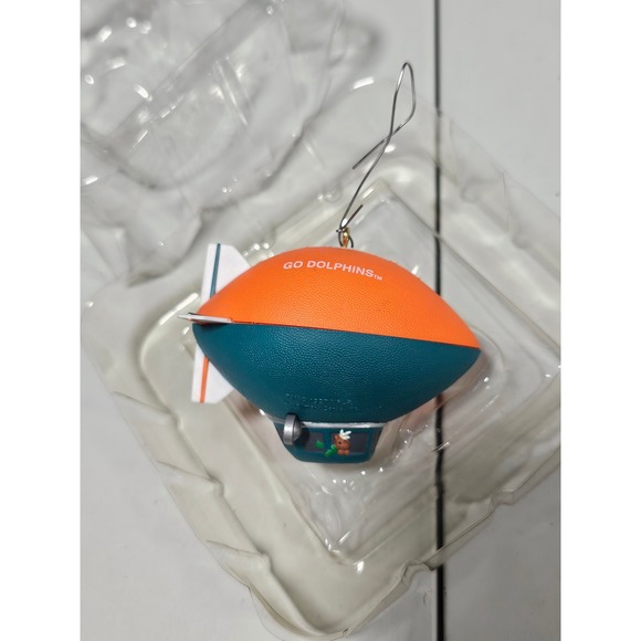 NFL Miami Dolphins football orniment - Picture 3 of 5